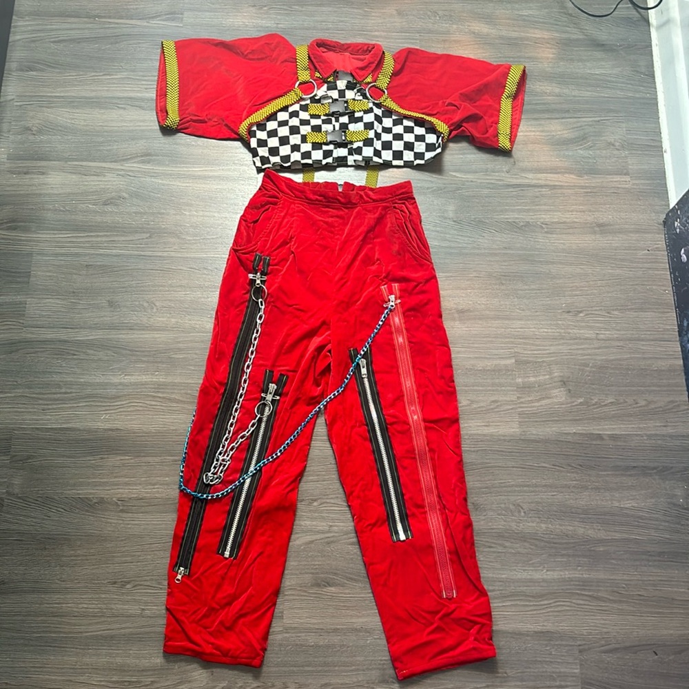Custom one-of-a-kind 3-piece rave fit